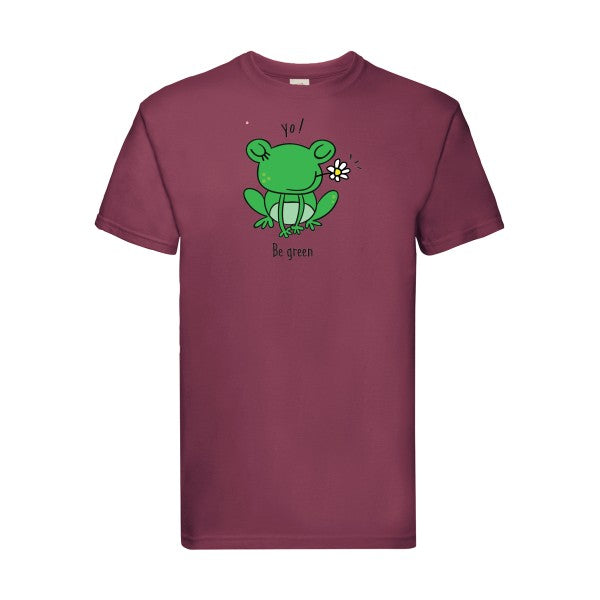 Be Green  Fruit of the loom 205 g/m² T-shirt/ bordeaux