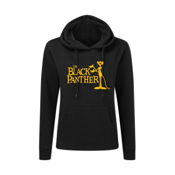 The black panther jaune Or |Sweat original à capuche Femme