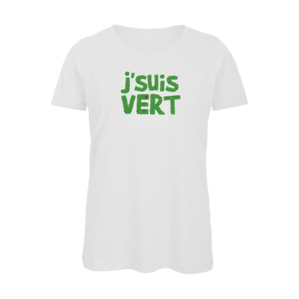 J-suis-vert- - t-shirt original femme White