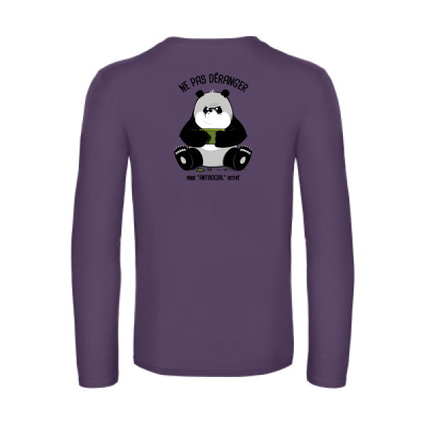 ne-pas-deranger-t-shirt-manches-longues-original-humour -Urban Purple