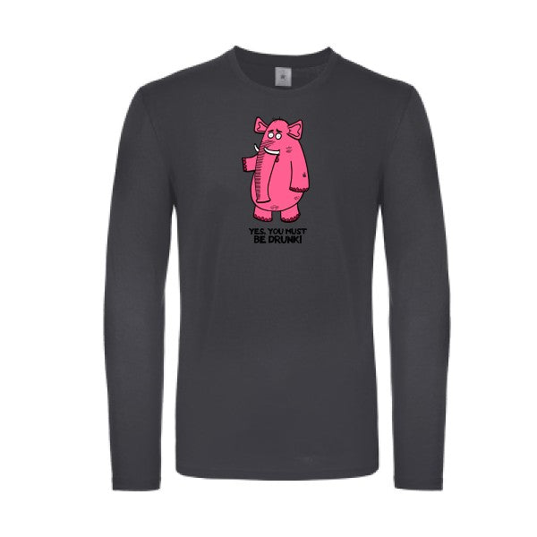 Pink elephant B&C - E150 LSL T-shirt manches longues léger