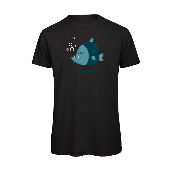 T-shirt humour original M En Fish T Shirt couleur Black