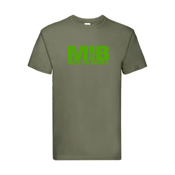 T-shirt|Men in blues |Vert pomme|Fruit of the loom 205  G