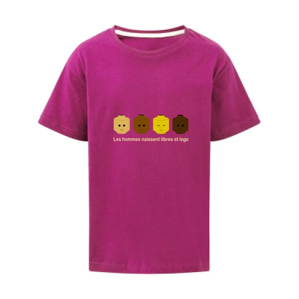 libre et légo SG - Kids T-shirt enfant Dark Pink Taille 152 (11-12/2XL)