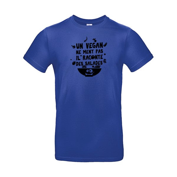 Un vegan ne ment pasFlex noir- T-shirt E190|Cobalt Blue||2XL