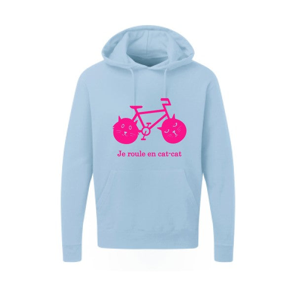 cat-cat bike Rose Fluo SG - Hooded Sweatshirt Sweat capuche