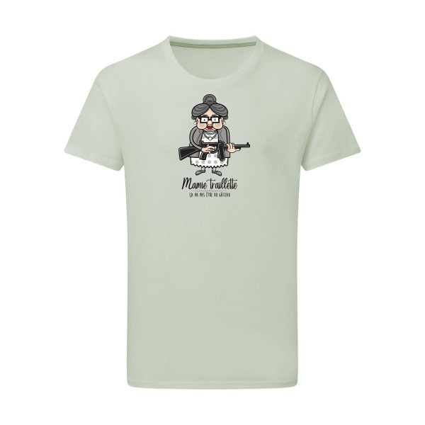 T-shirt homme Mamie Traillette - T-shirt vintage et décalé Pastel Macchiato 2XL