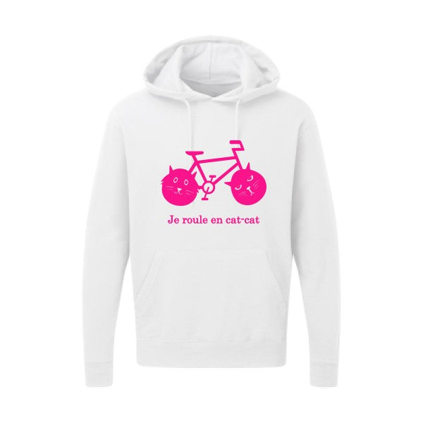 cat-cat bike Rose Fluo SG - Hooded Sweatshirt Sweat capuche