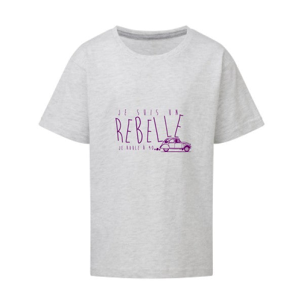 je suis un rebelle Flex Violet SG - Kids T-shirt enfant Ash Grey Taille 152 (11-12/2XL)