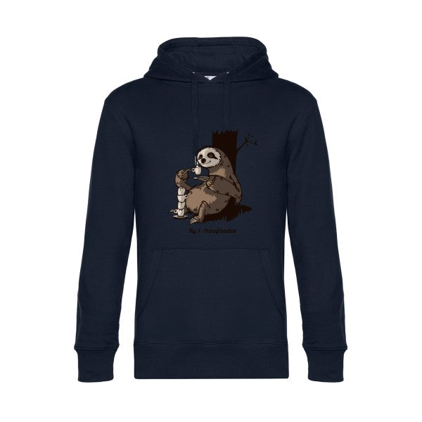 Procafeination- Sweat à capuche original Navy Blue - RueDuTeeshirt