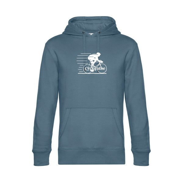 CYCLOPATHE sweat shirt original nordic blue flex Blanc impression Face