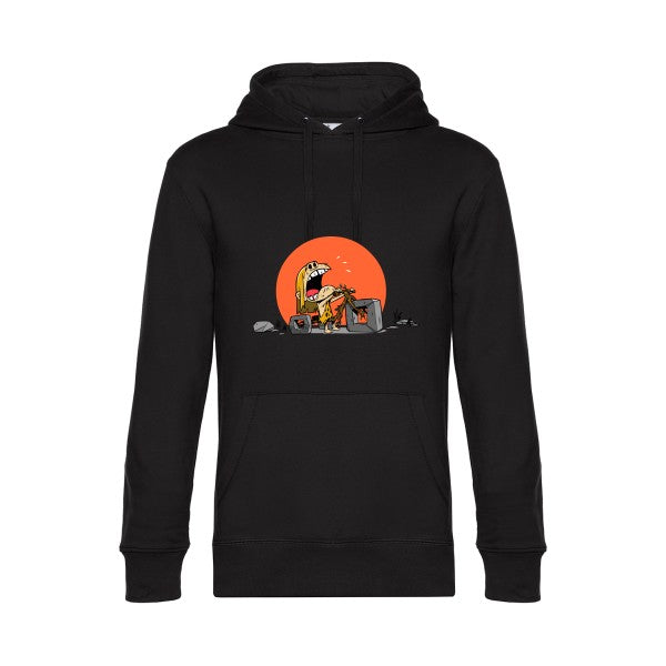 Wheel- Sweat à capuche original Black - RueDuTeeshirt