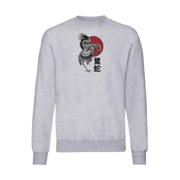 Le héron et le serpent  Fruit of the loom 280 g/m² Sweat shirt