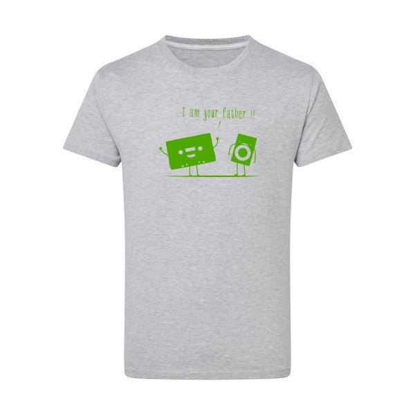 I m your father vert pomme -Flex vert pomme sur T-shirt SG  Light Oxford  5XL