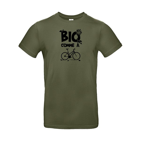 Bio comme un vélo flex noir B&C - E190 T-shirt|Urban Khaki||2XL