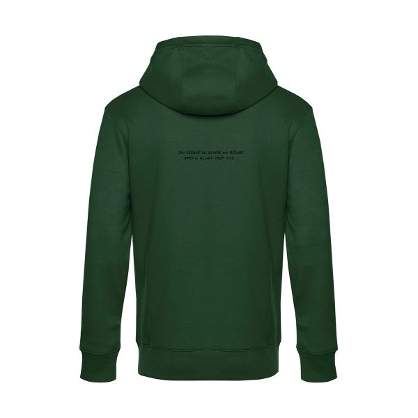 Ancien-Regime sweat shirt original Bottle Green flex Noir impression Dos