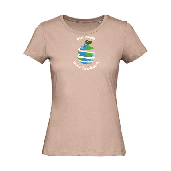 Un-p-tit-zeste...- - t-shirt original femme Millennial Pink