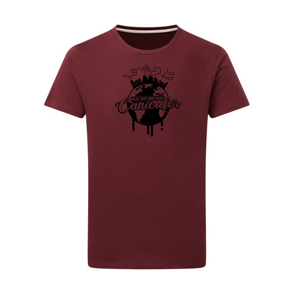 Allez tous vous faire... - Flex noir Tshirt original Burgundy  2XL