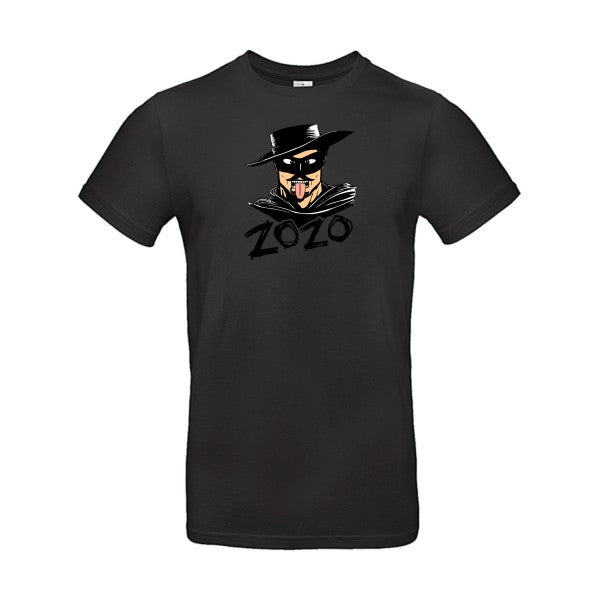 T-shirt humour original Zozo T Shirt couleur Black