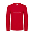 yes vendredi  - t shirt- manches- longues- original- humour- Red impression Face