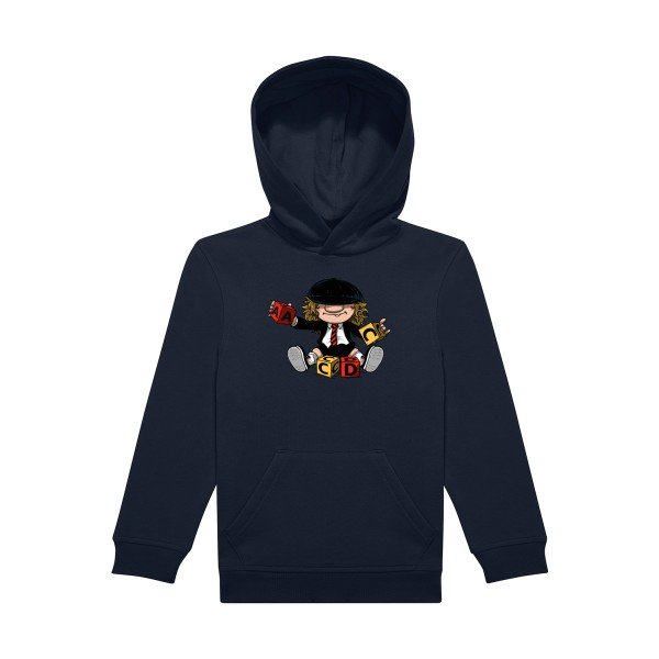 sweat capuche enfant Navy- ACDC