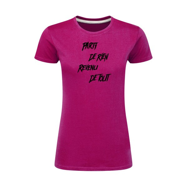 Parti de rien Noir |T shirt original femme|SG