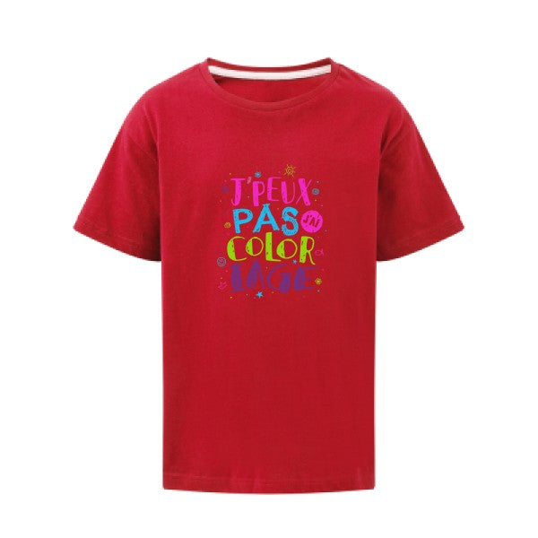 J'peux pas j'ai coloriage SG - Kids T-shirt enfant Red Taille 152 (11-12/2XL)