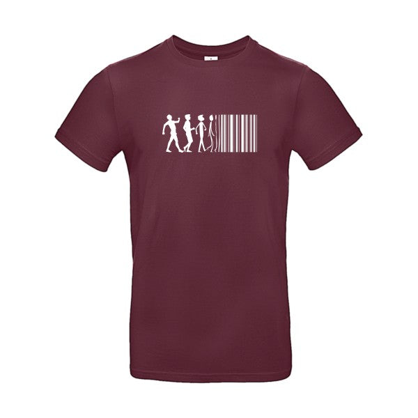 code barreFlex Blanc - E190 T-shirt|Burgundy||2XL