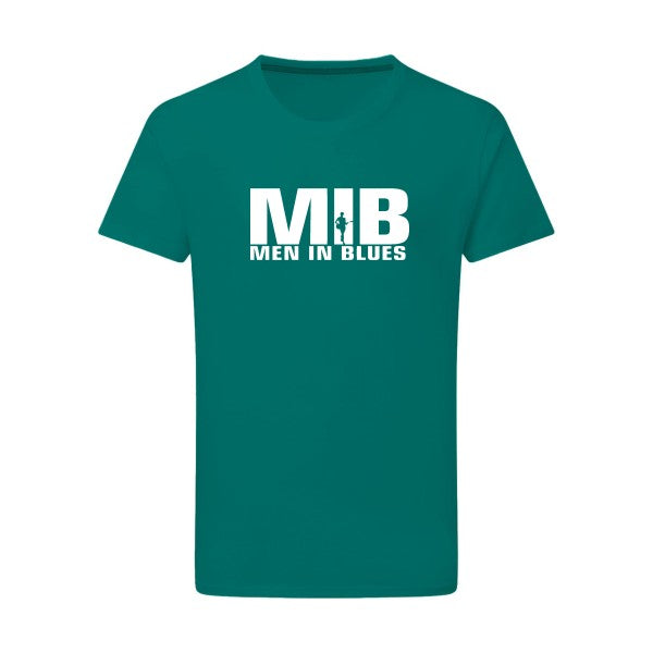 Men in blues - Flex Blanc Tshirt original Emerald Green  2XL