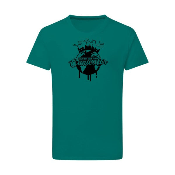 Allez tous vous faire... - Flex noir Tshirt original Emerald Green  2XL