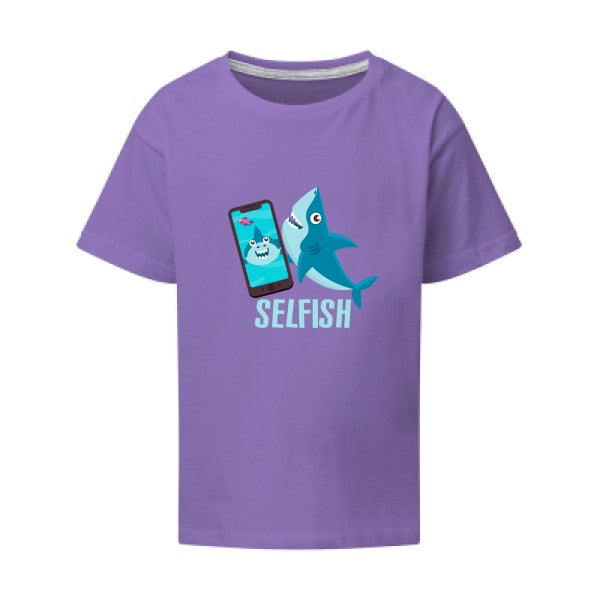 Selfish SG - Kids T-shirt enfant Aster Purple Taille 152 (11-12/2XL)