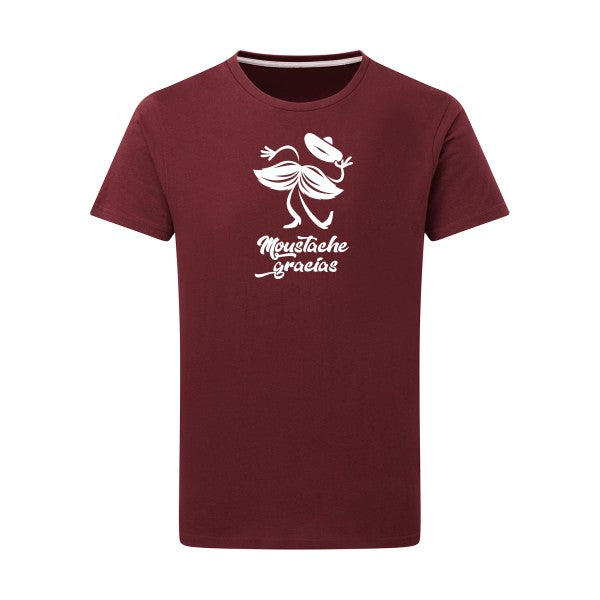 Presqu'spagnol - Flex Blanc Tshirt original Burgundy  2XL