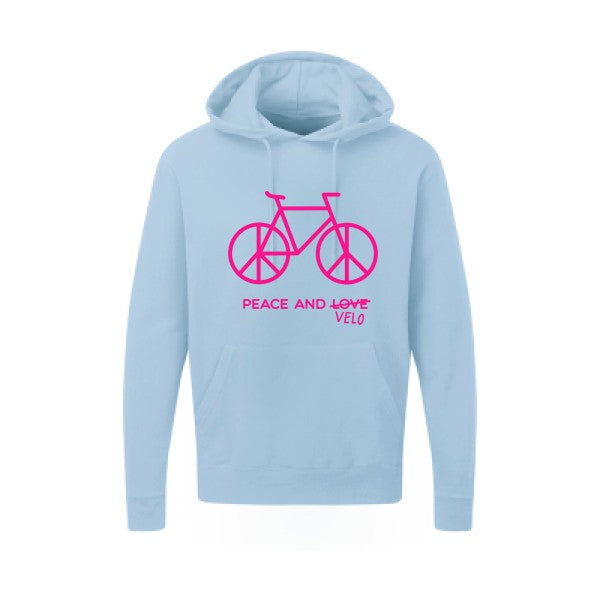 Peace and vélo Rose Fluo SG - Hooded Sweatshirt Sweat capuche