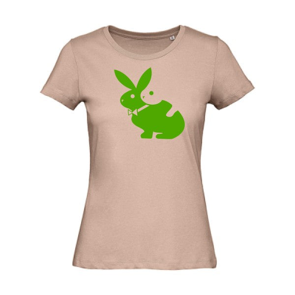 T shirt humour bio femme   femme bio|hot  Vert pomme 