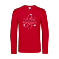 l univers - t shirt- manches- longues- original- humour- Red impression Face