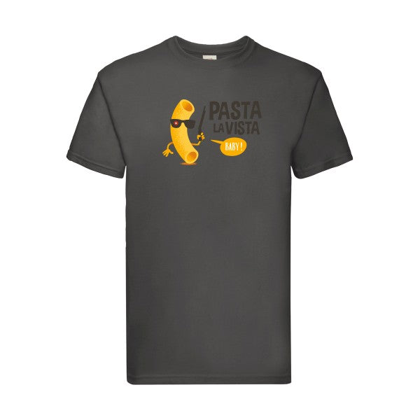 Pasta la vista Fruit of the loom 205 g/m² T-shirt/ light graphite