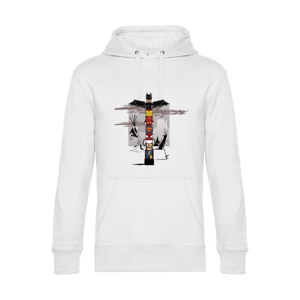 TOTEM- Sweat à capuche original White - RueDuTeeshirt