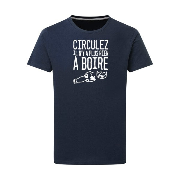 Circulez il n'y a plus rien à boire - Flex Blanc Tshirt original Denim  XL