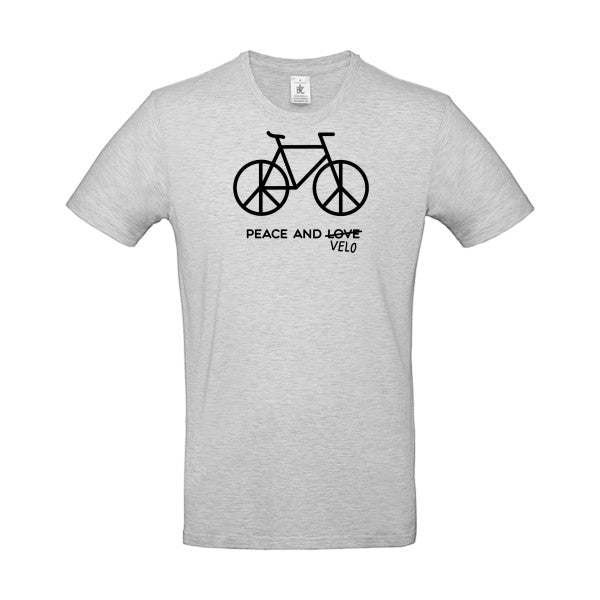 Peace and vélo Flex noir |E190 T-shirt|Ash||2XL