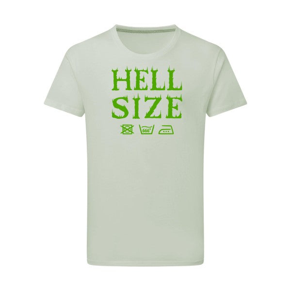 HELL SIZE ! - Flex Vert pomme Tshirt original Pastel Macchiato  2XL