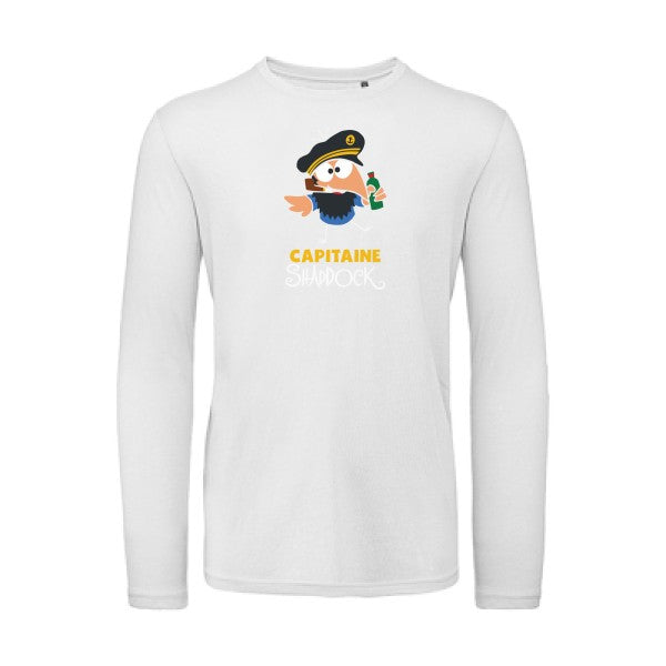 Capitaine Shaddock  | T-shirt original LSL White 2XL