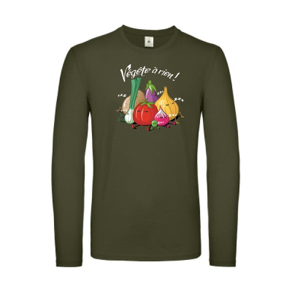 Vegete à rien ! B&C - E150 LSL T-shirt manches longues léger