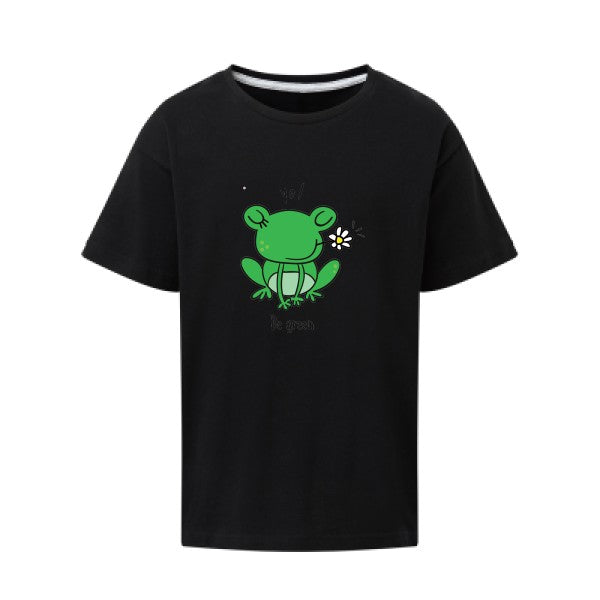 Be Green  SG - Kids T-shirt enfant Dark Black Taille 152 (11-12/2XL)