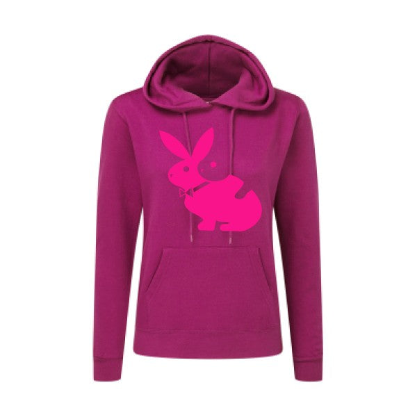 hot  Rose Fluo |Sweat original à capuche Femme