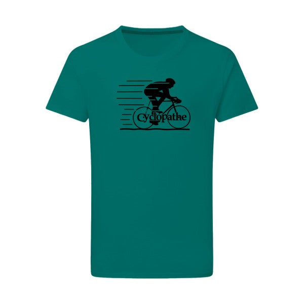 CYCLOPATHE ! - Flex noir Tshirt original Emerald Green  2XL