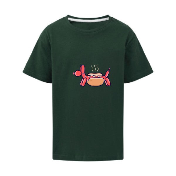 HotDog SG - Kids T-shirt enfant Bottle Green Taille 152 (11-12/2XL)