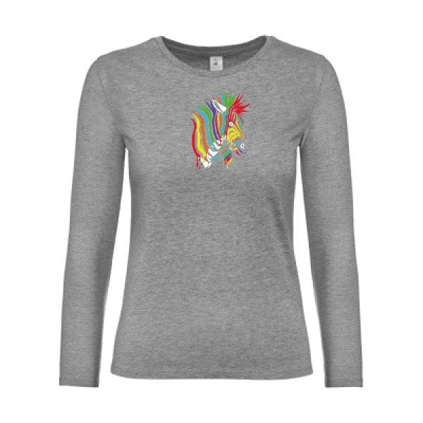 t-shirt lsl femme Anticonformiste-  Sport Grey flex 