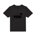 T-shirt original enfant Yoda couleur Black flex Noir