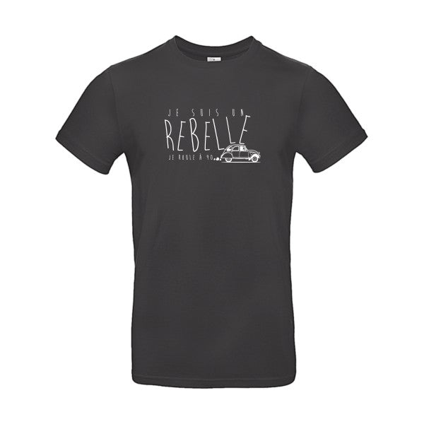 je suis un rebelle Blanc B&C - E190 T-shirt