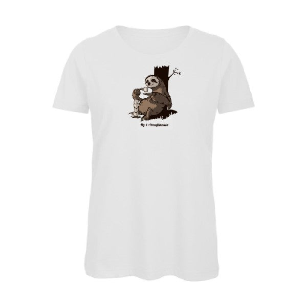 Procafeination- - t-shirt original femme White